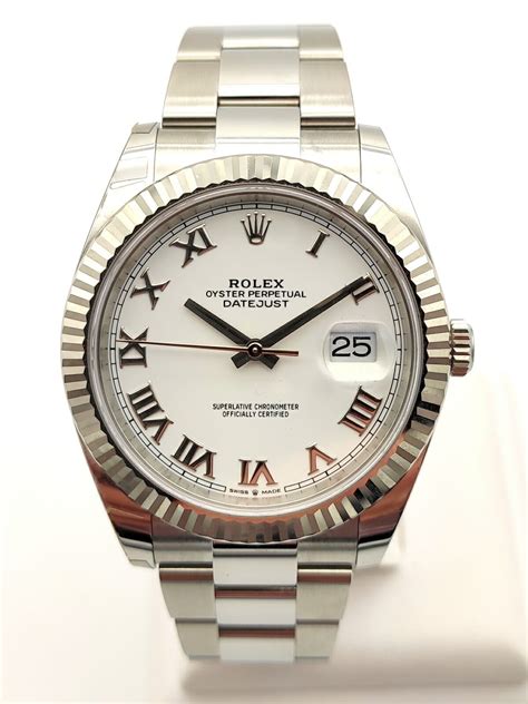 rolex datejust stainless steel roman numerals|rolex roman numeral 26mm.